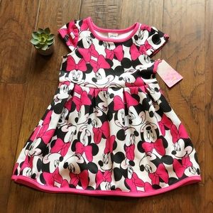 DISNEY NWT SKATER DRESS MINNIE MOUSE 3T ADORABLE💕